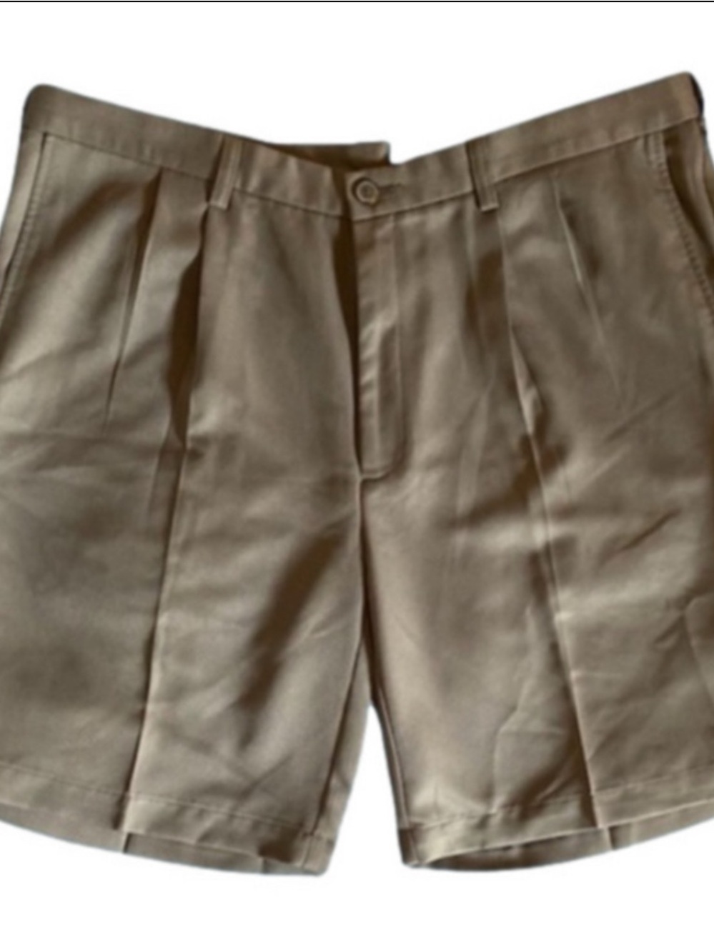 Pleated Khaki Shorts for Men